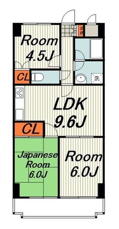 スカイパレス東戸塚の物件間取画像